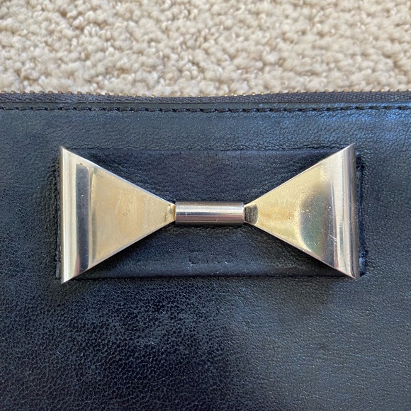 Chloe leather wallet on chain mini shoulder bag black gold - Picture 2 of 14